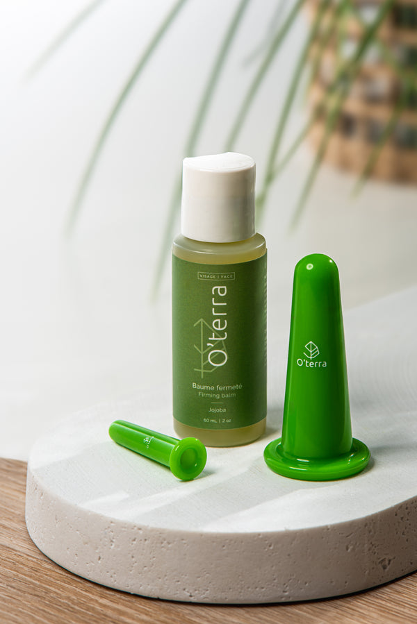 Ventouses visage et Baume au jojoba